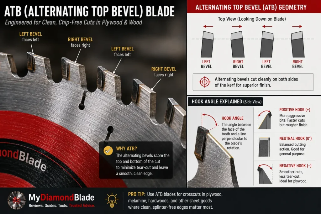 Saw Blade Tooth Geometry: A Practical Guide to Clean Cuts 5 ATB Saw Blade Geometry Guide