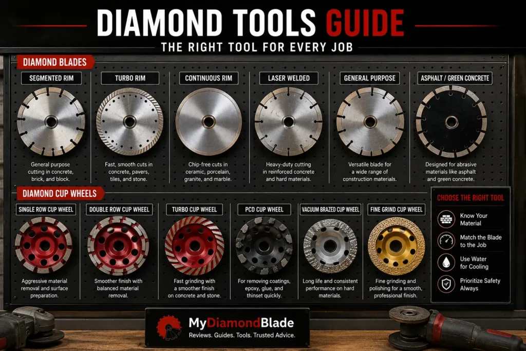 Diamond Tools Guide Poster