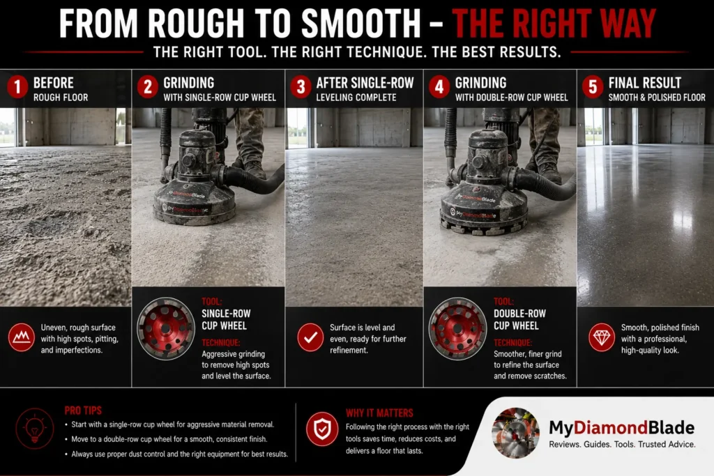 From Rough to Smooth Concrete Grinding Guide