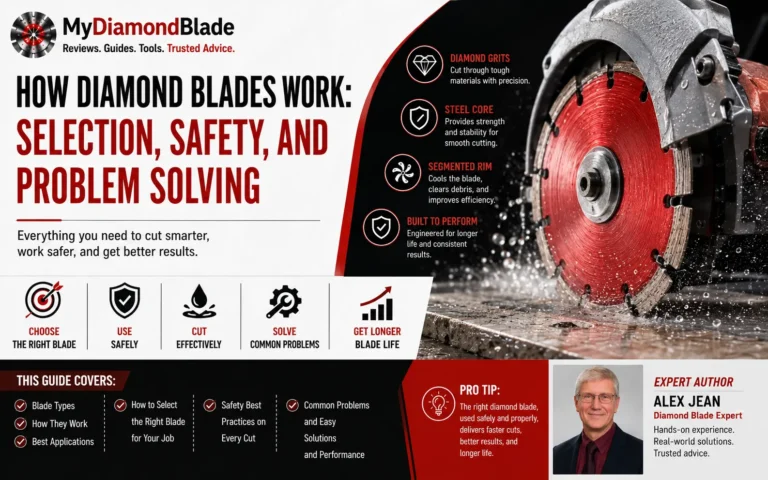 How Diamond Blades Work Selection Safety and Problem Solving