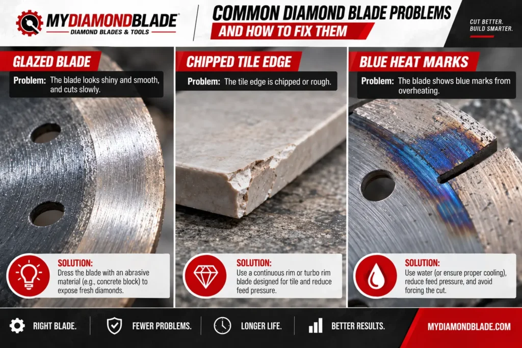 Common Diamond Blade Problems Guide