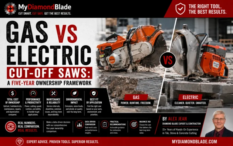 Gas vs Electric Cut-Off Saws: A Five-Year Ownership Framework 1 Gas vs Electric Cut Off Saws Five Year Guide
