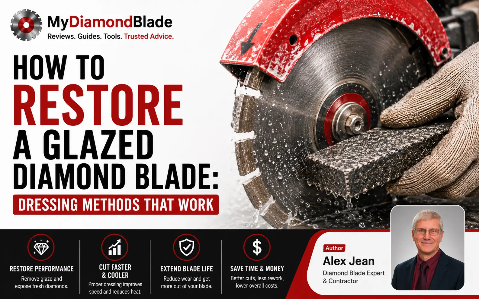 Restore a Glazed Diamond Blade