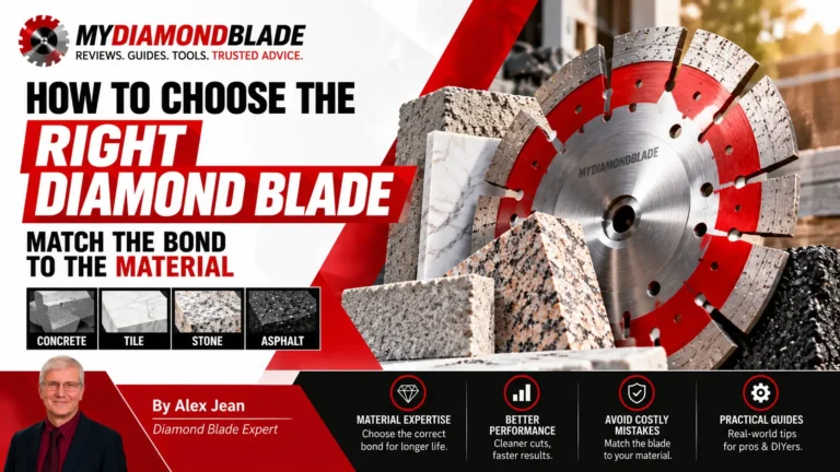 Stop Buying Diamond Blades by Brand Match the Bond to the Material