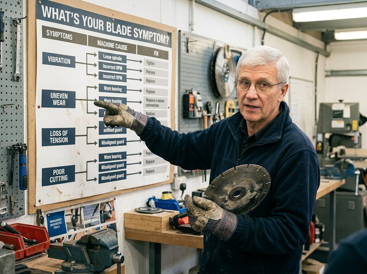 Granite Diamond Blades: Diagnose Problems by Symptom, Not by Replacing the Blade 10 Symptom Solver Diamond Blade Troubleshooting